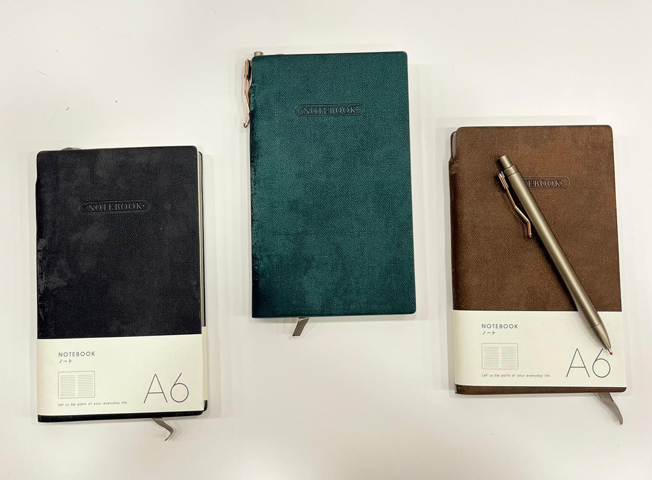 Note book with pen A6