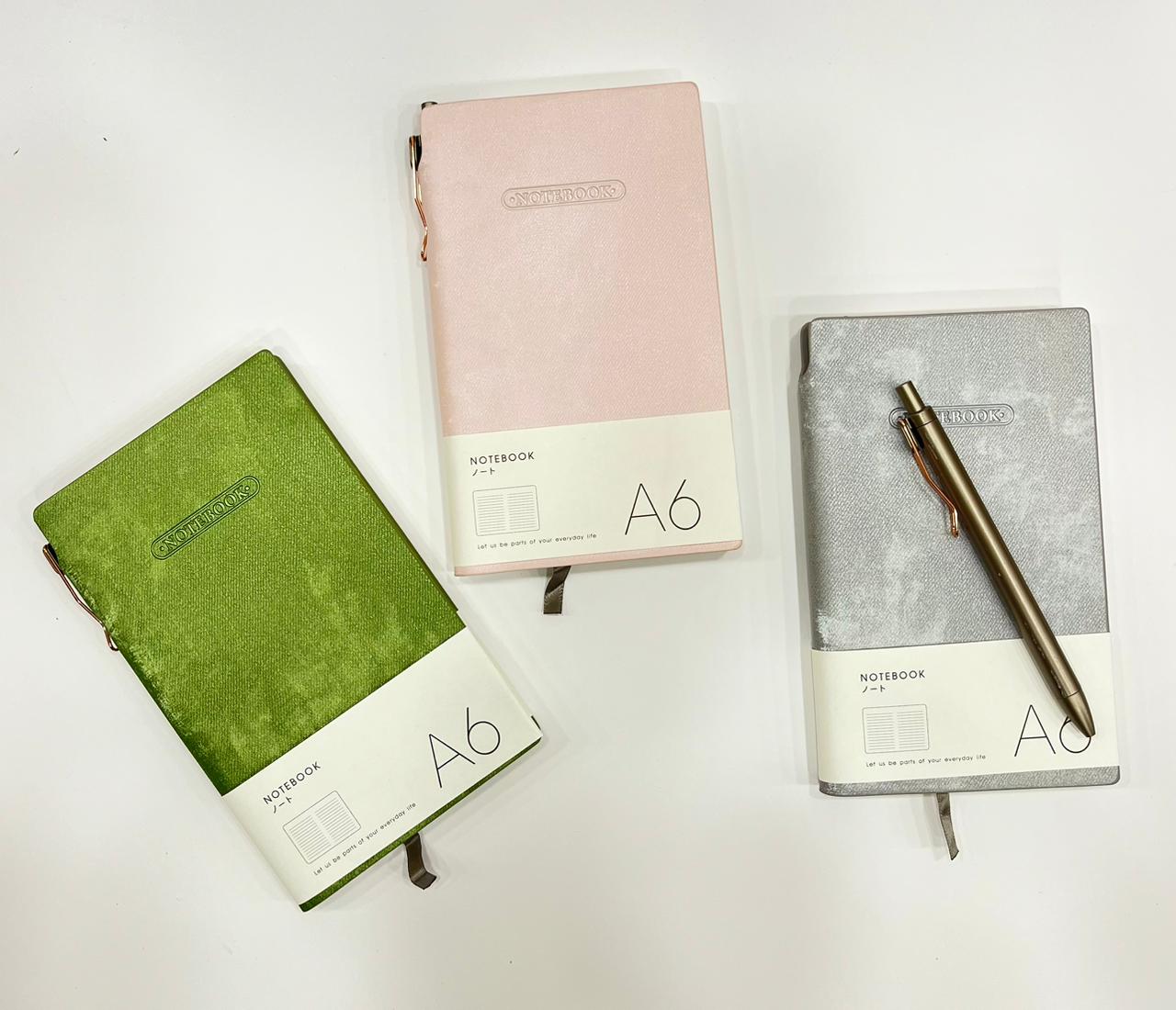 Note book with pen A6