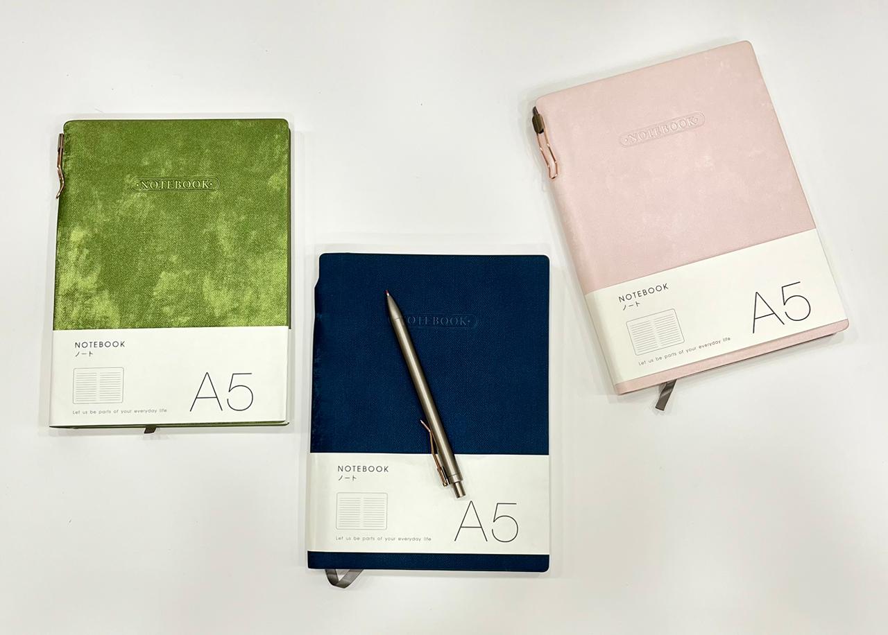 Note book with pen A5